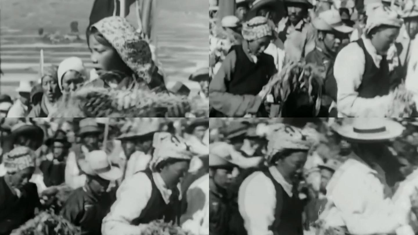 50-60年年代藏民歌唱祖国