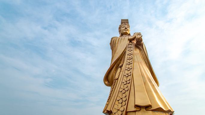 青岛市小麦岛妈祖雕像
