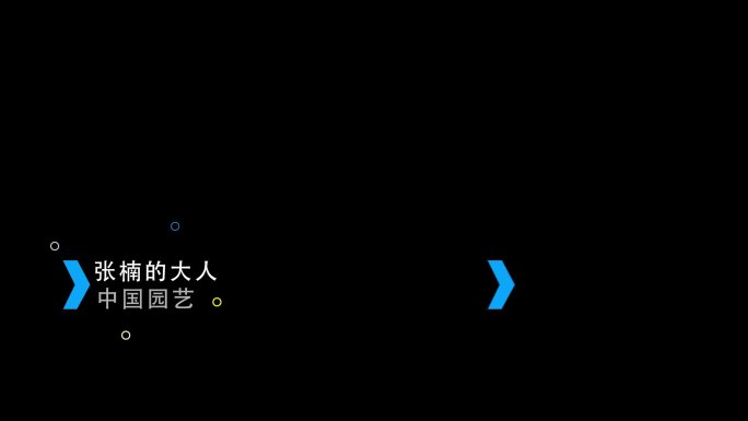 企业宣传片字幕信息出字字幕条ae模板