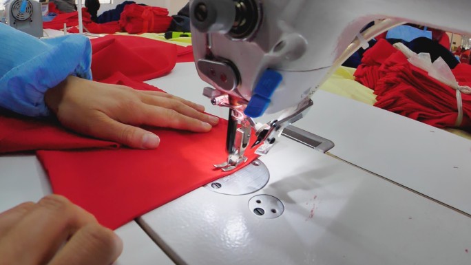 【4K】纺织厂生产线