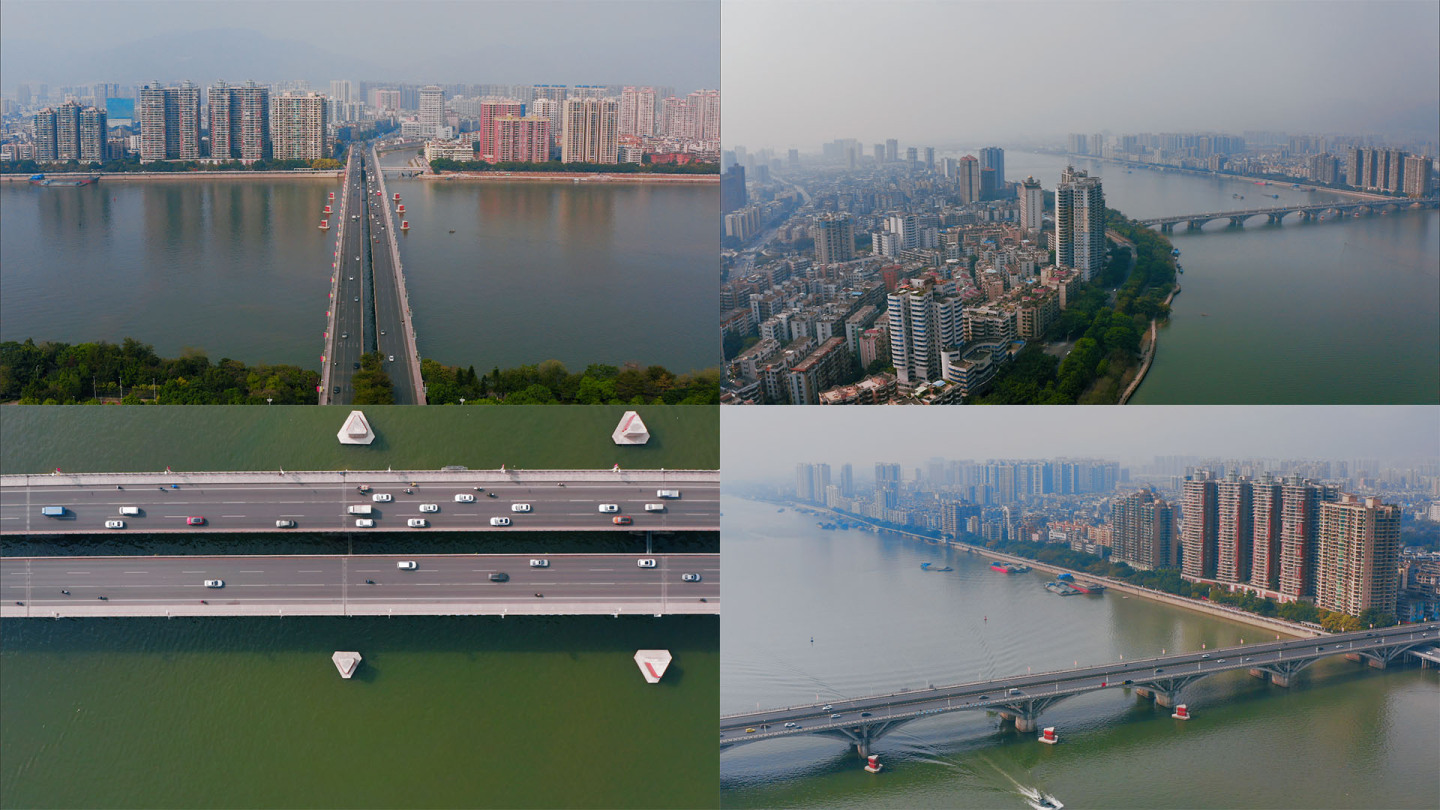 【4K】清远北江大桥航拍