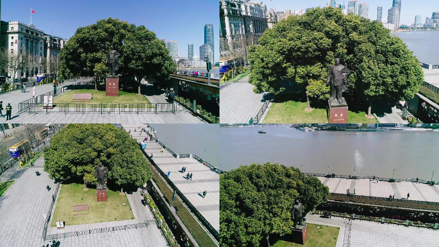 上海外滩陈毅广场历史建筑