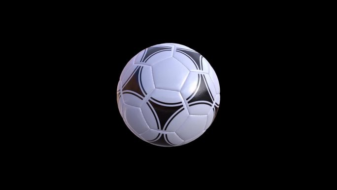 旋转的足球（内附obj模型）