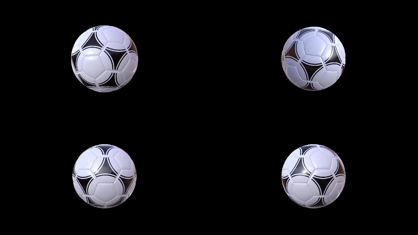 旋转的足球（内附obj模型）