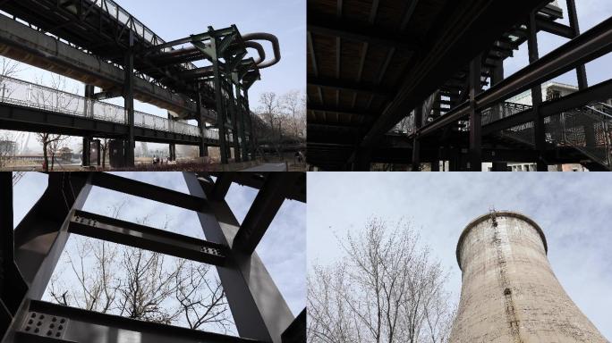 废弃工厂工业园区4k