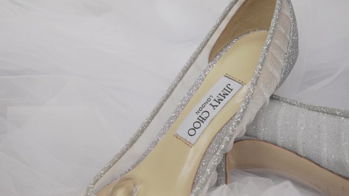 婚礼婚鞋素材细节