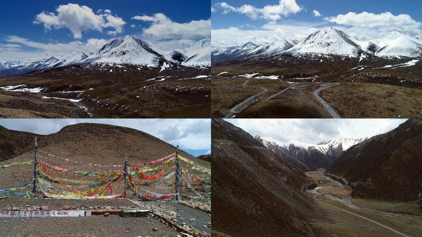 航拍西藏川藏北线317国道（6）
