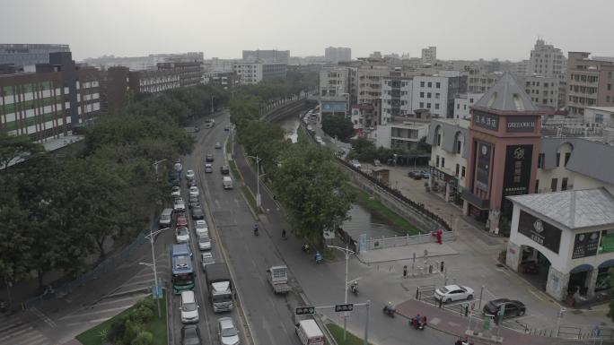 深圳街道建筑航拍宣传片