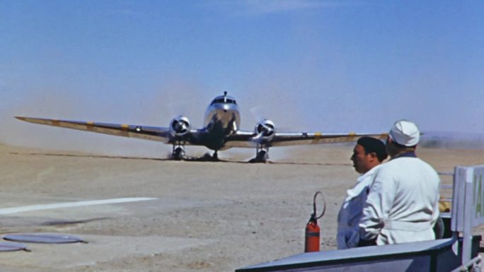 50年代智利安第斯山脉机场