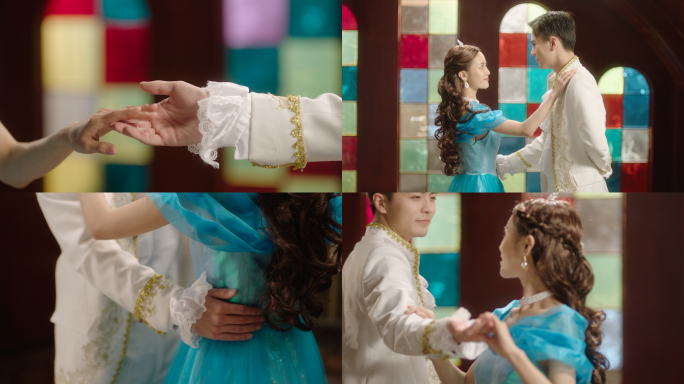 【有版权】4K童话公主王子跳舞