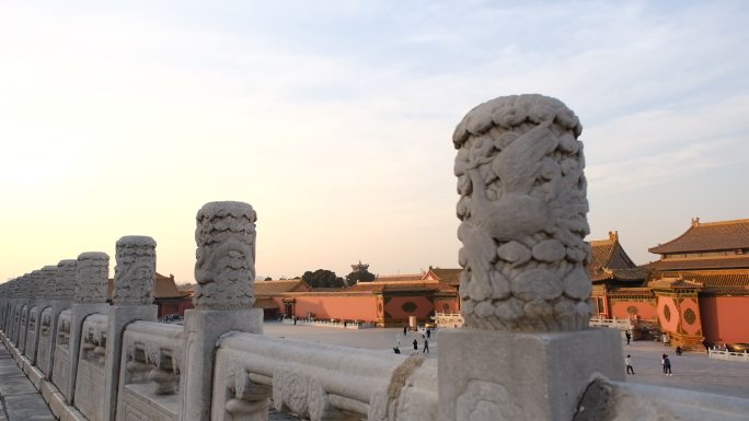北京故宫石头石墩