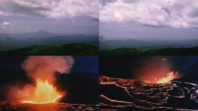 菲律宾吕宋岛上塔尔火山岩浆喷发