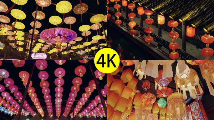 2025新年元宵花灯灯展国际灯展4K