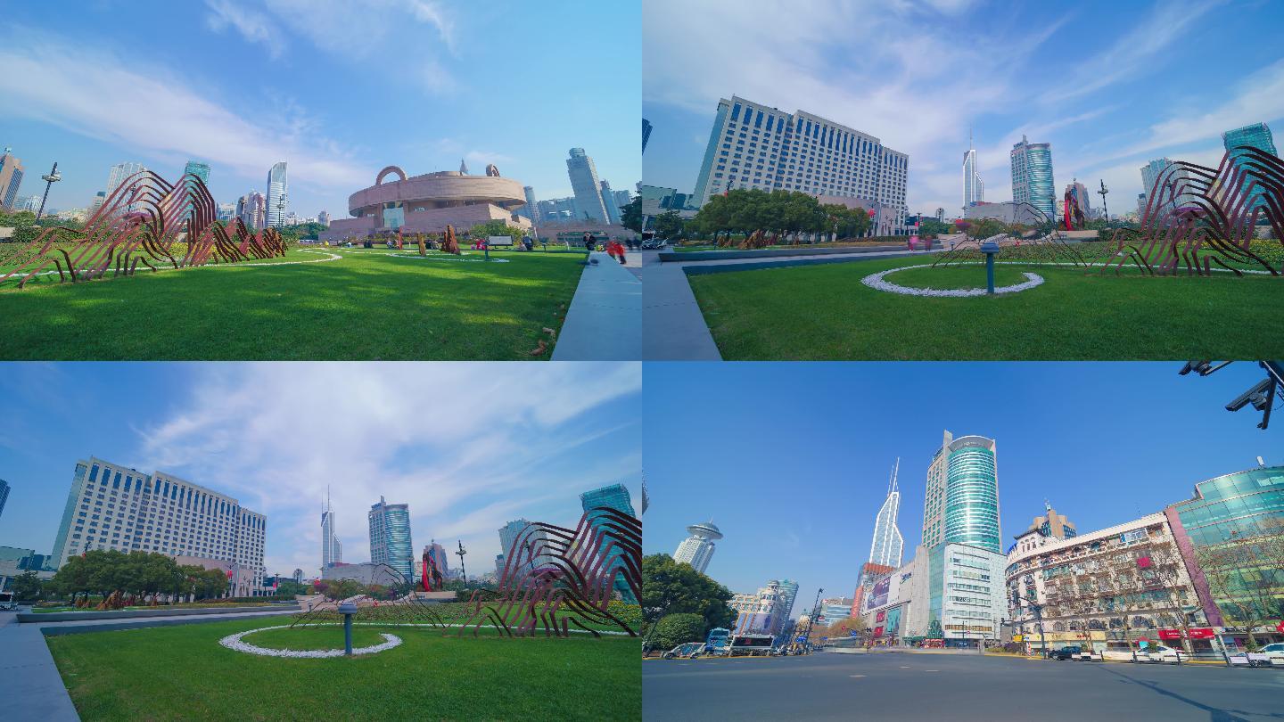 上海人民广场4K