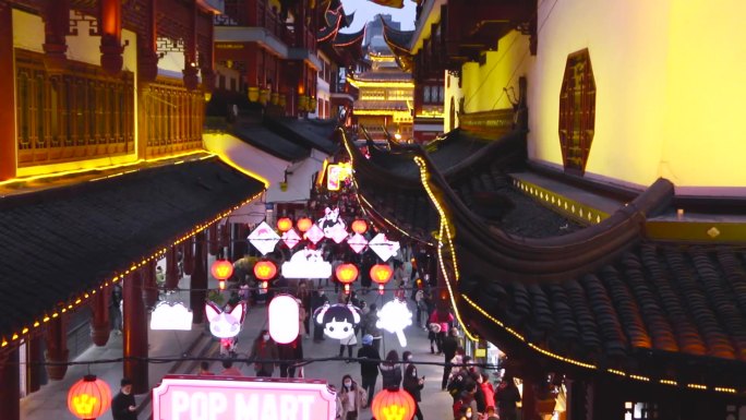 上海城隍庙灯会元宵节除夕3
