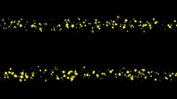五角星星星闪烁特效视频带通道