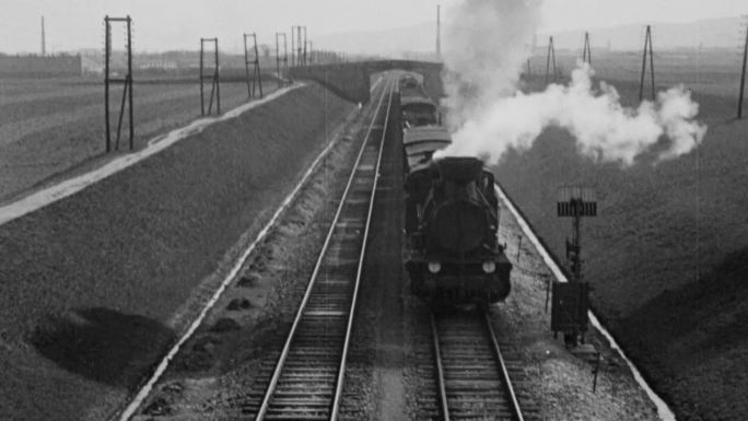 1900西方欧洲英国伦敦蒸汽机车铁路运输