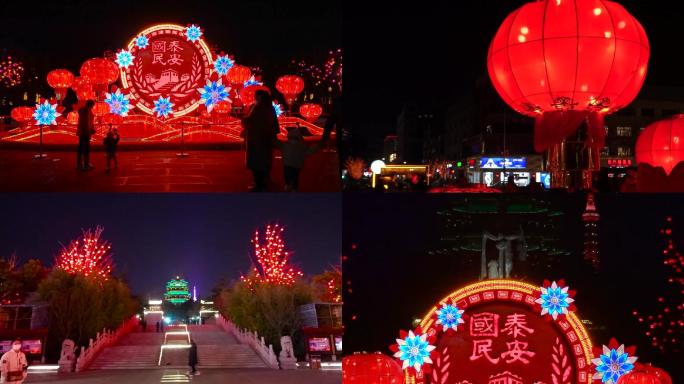 城市公园、广场、街道灯光、城市夜景05