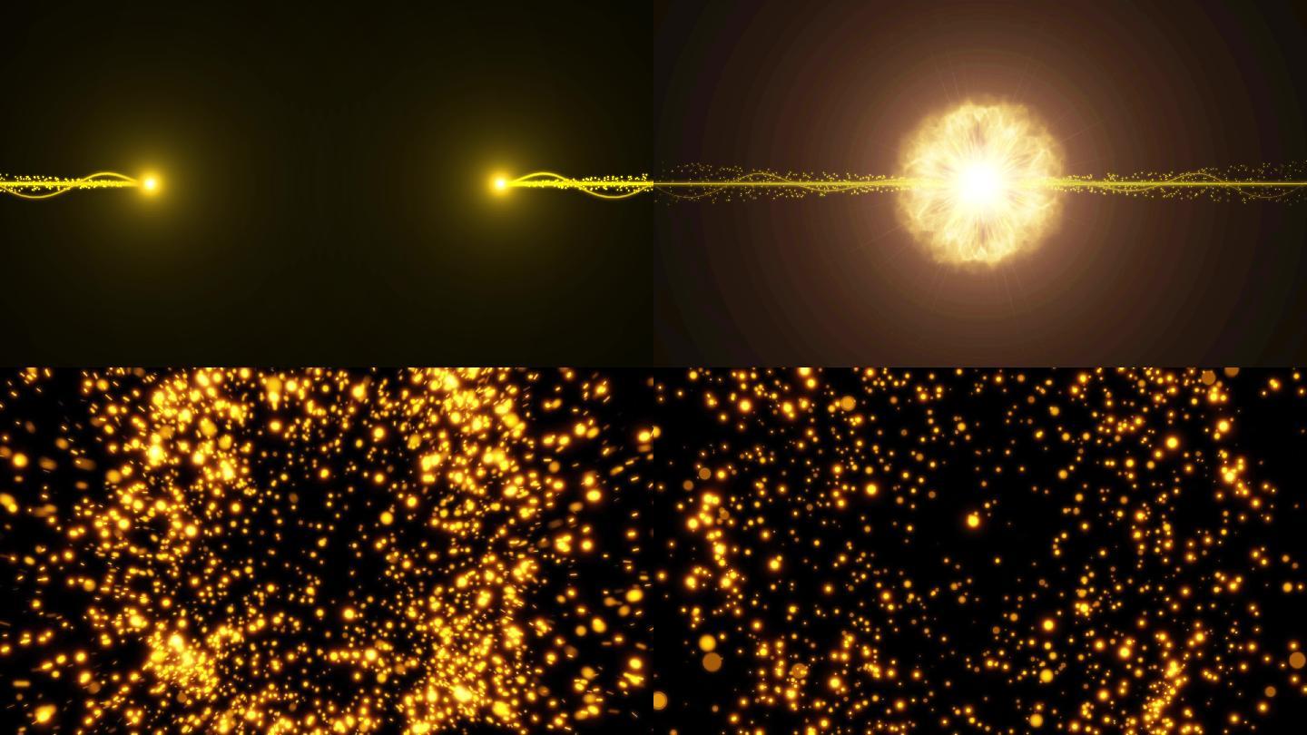 4K粒子光线对撞开场特效18