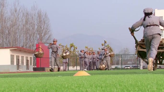 学生学习拥军支前