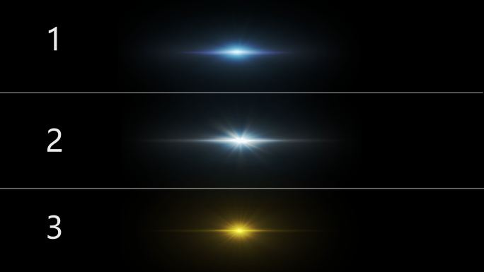 闪光光点光效(3种）透明通道