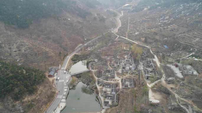 临沂市天蒙景区春季航拍资料