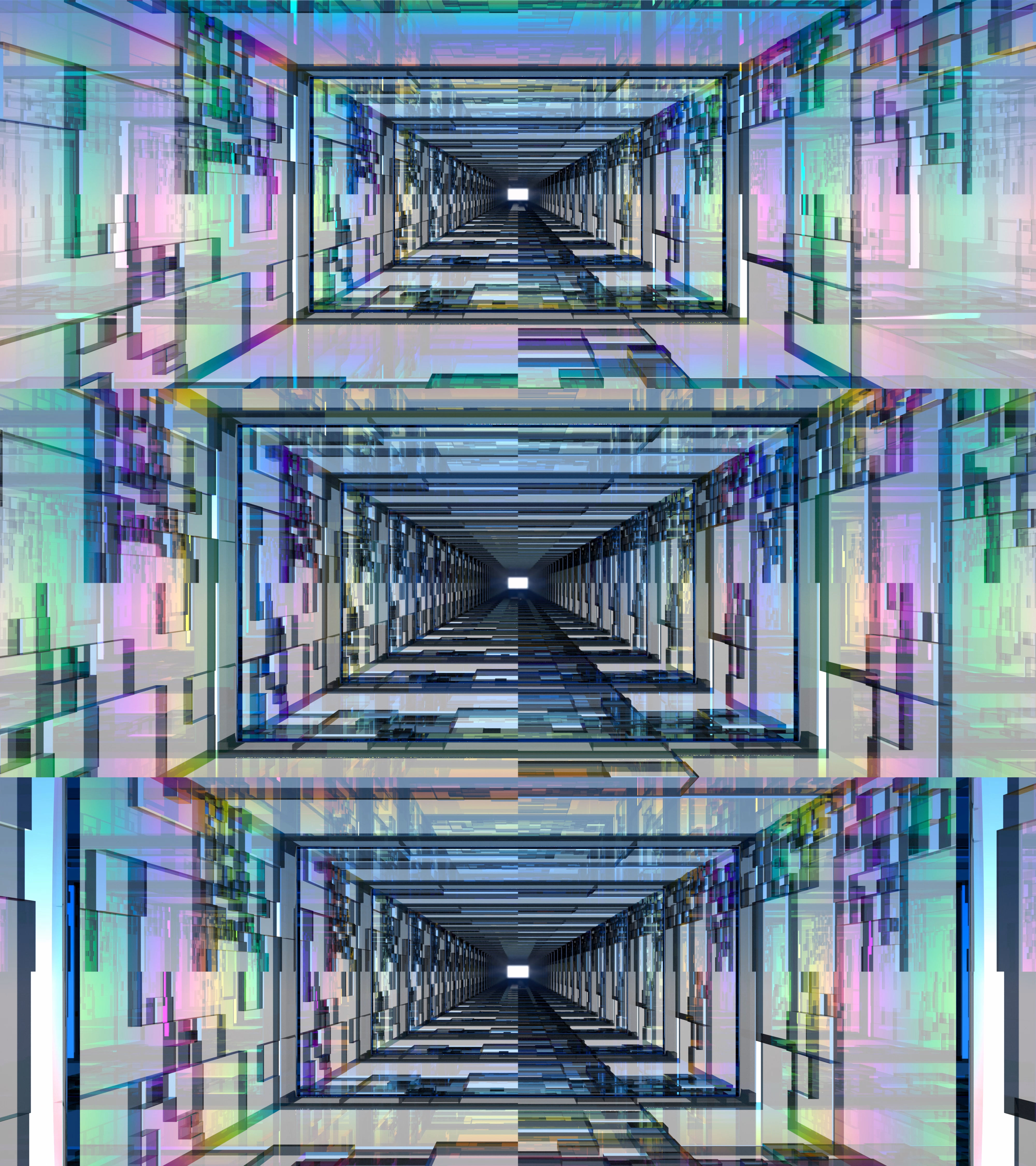 玻璃隧道 4000x1500 高清视频素材下载 编号 舞台背景 Vj师网www Vjshi Com