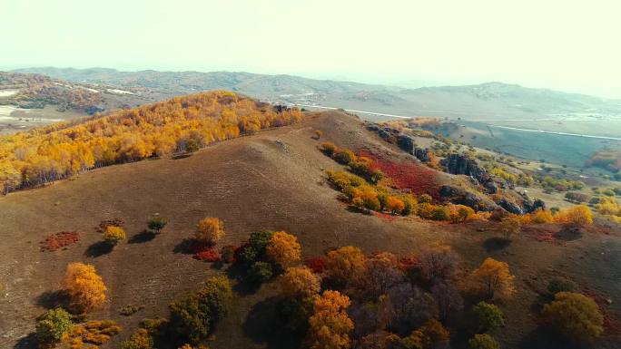 乌兰布统坝上草原风景