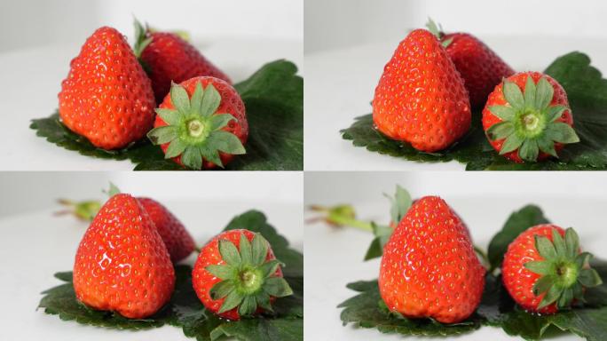 刘家峡草莓、草莓特写