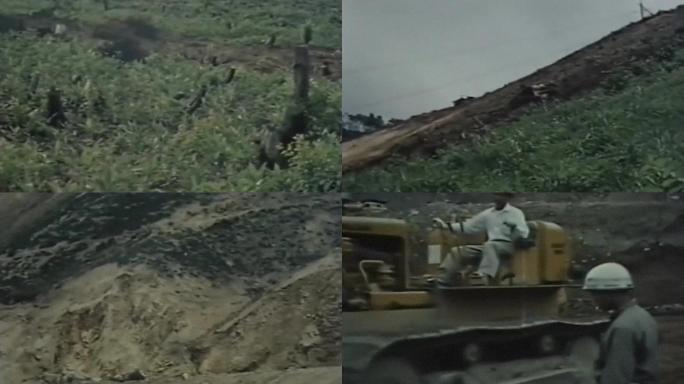 伐木砍伐毁林造田原始森林开采山体爆破挖掘