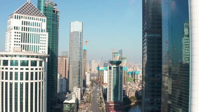 【4K放心用】武汉西北湖城市高楼