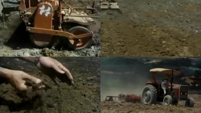 干裂枯竭干涸土地农田沙化环境污染