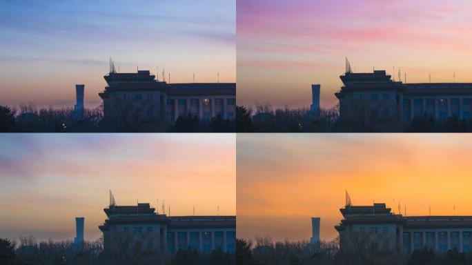 4K_中国尊与朝霞