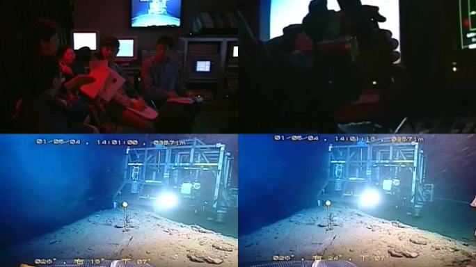 日本远程探测考察机器人观察分析海洋生物