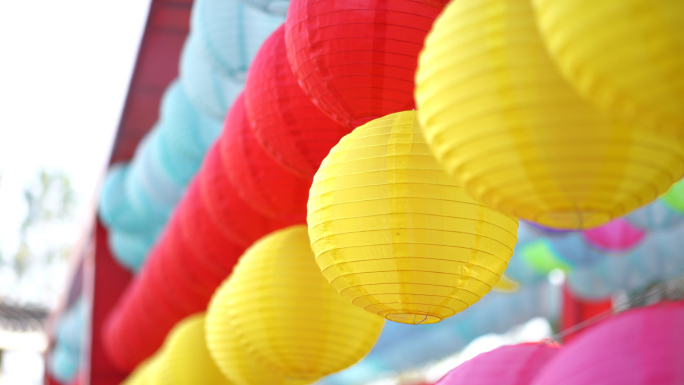 传统文化灯笼油纸伞