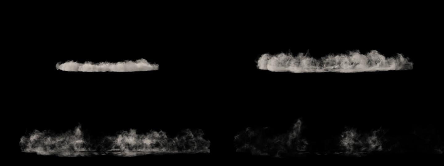 地面冲击烟尘落地烟尘爆炸