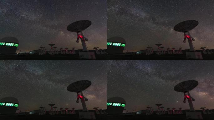 (4K高清)天文台夏季银河延迟