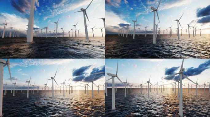 海上风力发电清洁能源