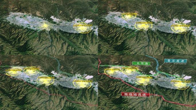 兰州交通枢纽分布地图