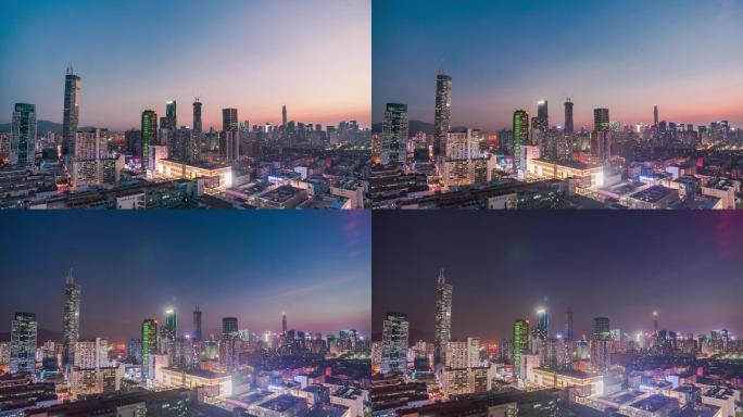 深圳华强北电子市场夜景