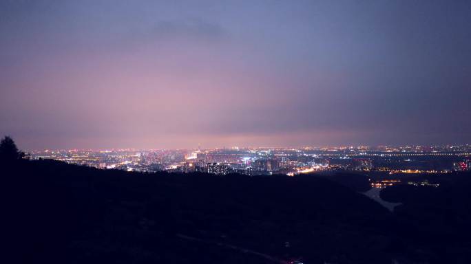 4k成都市夜景