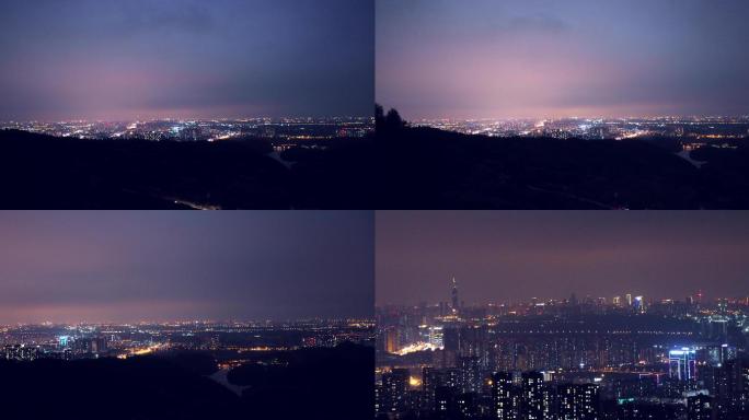 4k成都市夜景