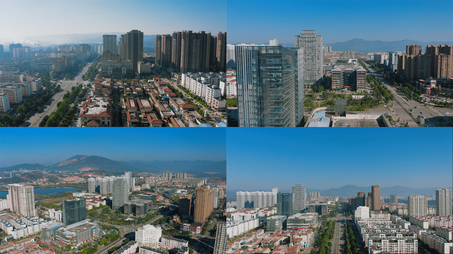 【4K】三四线城市通用空镜头