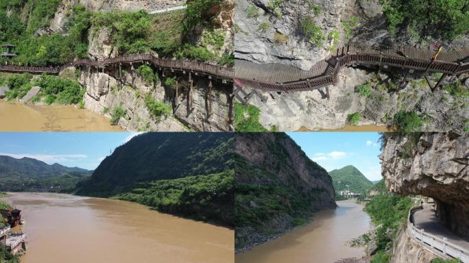 四川高速系列-航拍剑门关古蜀栈道