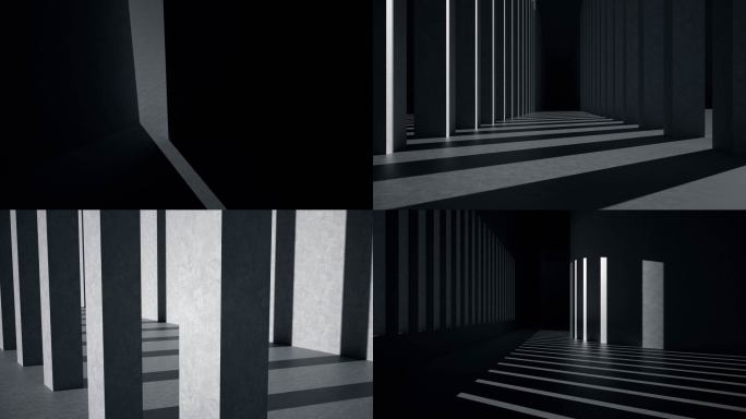 【原创】建筑流动光影空镜