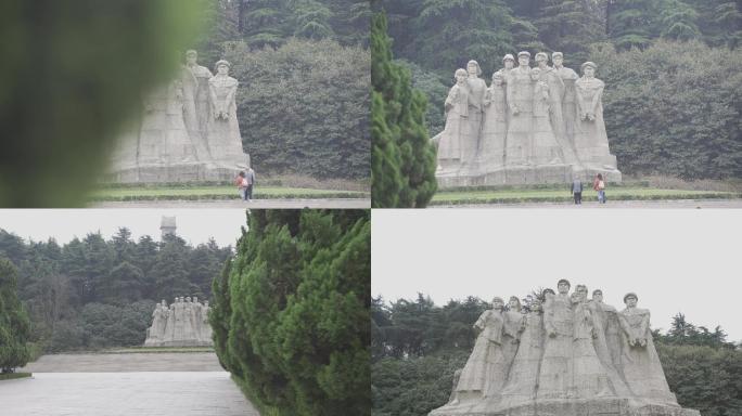 南京雨花台红色文化北殉难处雕塑群