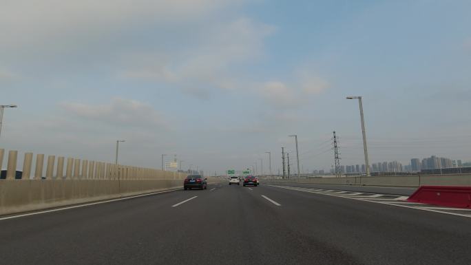 城市车流高架桥（4K60帧）