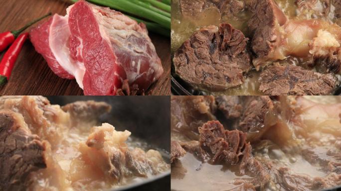 4K炖白切牛肉炖牛肉