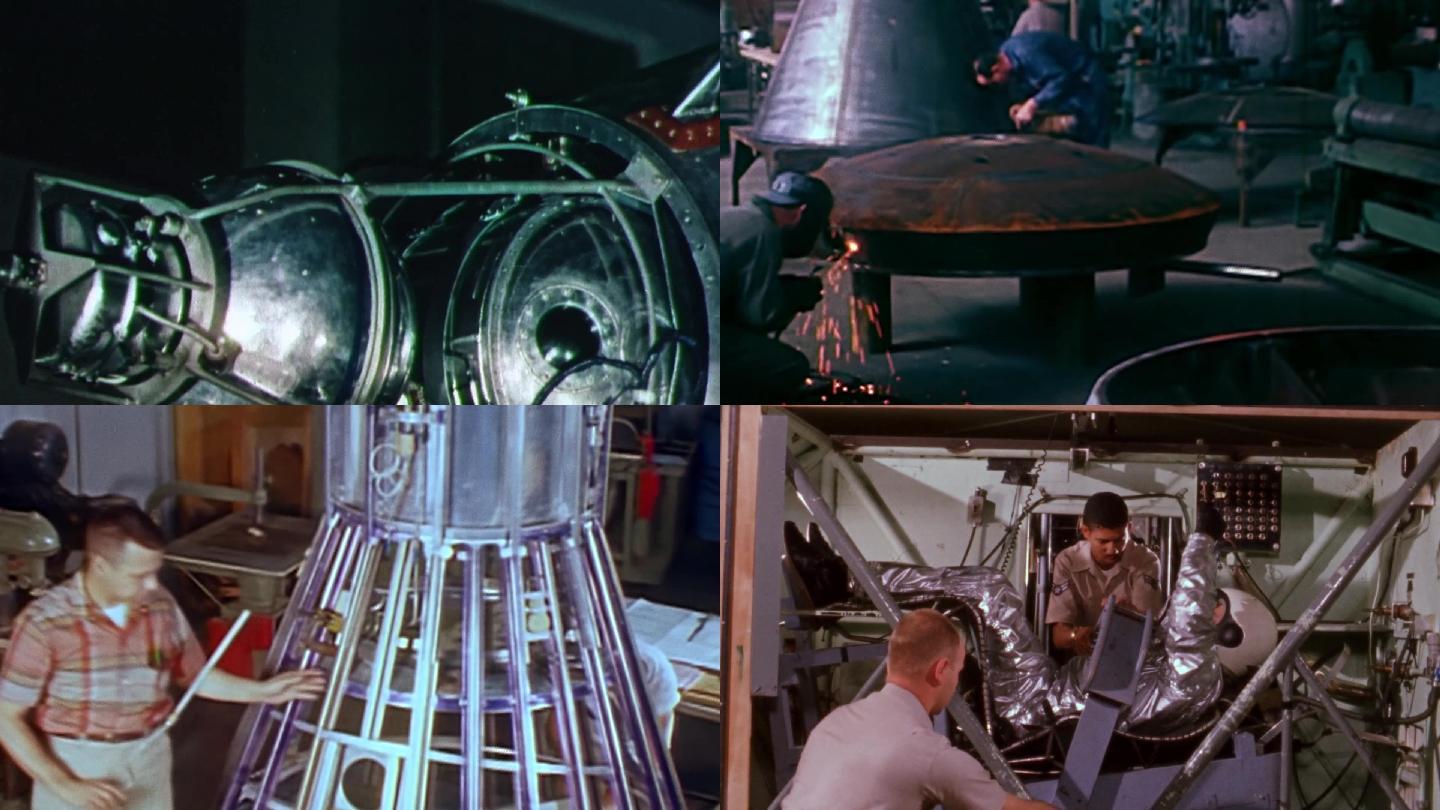 美国太空争霸水星计划老式飞行器工作服研究