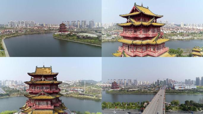 4K宜春多胜楼航拍